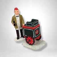 Vintage Coca-Cola Town Square Street Vendor Figurine - Nostalgic Collectible