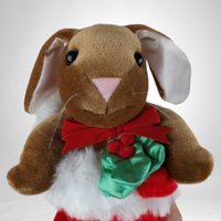Vintage Rabbit Ear Velveteen Rabbit Stocking Decor: Timeless Holiday Charm