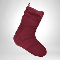 Elegant Vintage Christmas Stocking with Angel - Timeless Holiday Decor