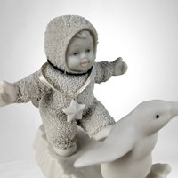 Vintage 2000 Dept. 56 Snowbabies "Perfect Balance" Figurine - Collectible Winter Decor