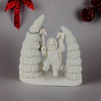 Vintage 1997 Dept. 56 Snowbabies "When the Bough Breaks" Figurine - Heartwarming Collectible Winter Decor