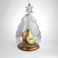 Vintage Roman Fontanini Holy Family Large Glass Ornament - Timeless Holiday Decor