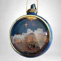 1984 Hallmark Nativity Lighted Ornament - A Radiant Vintage Keepsake