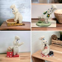 1997 Danbury Mint Pillsbury Doughboy Calendar Figurine: Your Choice of Delightful Styles