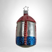 Vintage Whimsy: Blown Glass Frog Ornament for Timeless Holiday Delight