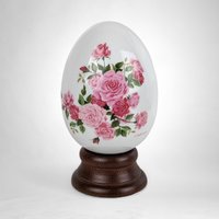 Set of 5 Vintage 1980s Avon Seasonal Collector Eggs with Stands