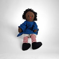 Vintage 20" Raggedy Ann and Andy Cloth Doll Pair