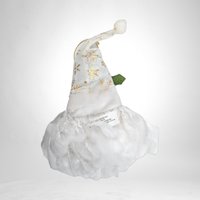 Timeless Elegance: Vintage Santa Face with Puffy Beard Ornament for Classic Holiday Charm