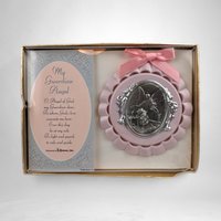 Heavenly Sentiments: 1999 Roman Guardian Angel Ornament with Prayer