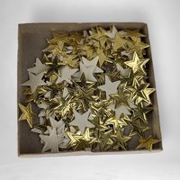 Classic Charm: Vintage Dennison Embossed Gummed Foil Stars