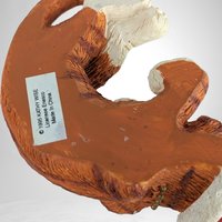 Whiskered Holiday Charm: 1995 Enesco Kathy Wise Resin Striped Cat with Santa Cap Figurine