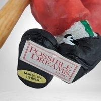 1997 Possible Dreams Baseball Santa Figurine - Bringing Home the Christmas Game