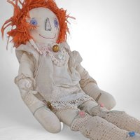 Handmade 17" Lacy Raggedy Ann Doll
