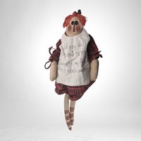 Handmade Vintage 18" Rag Doll - Timeless Collectible Toy