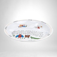 1987 Apacapa Melamine Hey Little Bug Divided Child's Plate