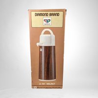 Vintage Diamond Wood Grain Look 1.9 Litre Airpot