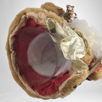 Vintage Santa Claus Tree Topper: Timeless Holiday Elegance