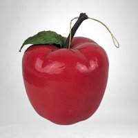 Set of 8 Vintage Apple Ornaments - Timeless Elegance for Classic Holiday Decor