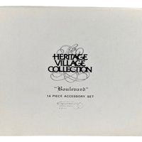 Vintage Dept. 56 Boulevard 14-Piece Accessory Set - Timeless Holiday Village Collection