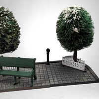 Vintage Dept. 56 Boulevard 14-Piece Accessory Set - Timeless Holiday Village Collection