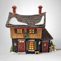 1990 Dept. 56 Ichabod Crane's Cottage, Sleepy Hollow - Vintage Christmas Village Collectible