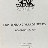 1988 Dept. 56 "Boarding House" - Charming New England Village Collectible