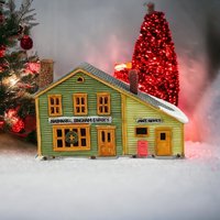 1985 Dept. 56 "Nathaniel Bingham Fabrics and Post Office" - Classic New England Village Collectible