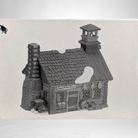 1990 Dept. 56 "Sleepy Hollow School" - Charming New England Village Collectible