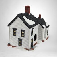 1989 Dept. 56 "Jannes Mullet Amish Farmhouse" - Vintage New England Village Collectible