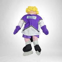 Vintage Plush Miss Piggy NHL Hockey