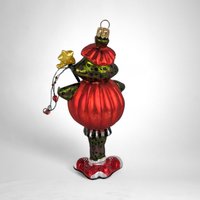 Enchanting Bonijean Pumpkin Frog Blown Glass Ornament for Whimsical Holiday Magic