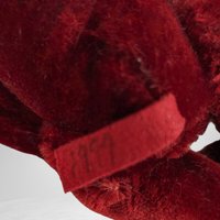 1999 Dark Red Vintage Velvety Bear