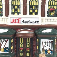 O'Well Ace Hardware Village House - Charming Decorative Collectible