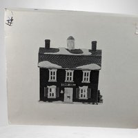 1986 Dept. 56 "Brick Town Hall" - New England Village Collectible