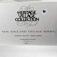 1989 Dept. 56 "Jannes Mullet Amish Farmhouse": Vintage New England Village Collectible