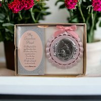 Heavenly Sentiments: 1999 Roman Guardian Angel Ornament with Prayer