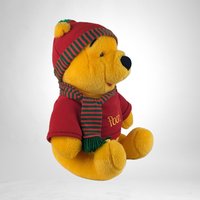 Vintage Winnie the Pooh Winter Plush Bear - A Classic Cuddly Friend for Cozy Seasons!
