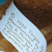 Vintage 1990 Target Gingerbread Plush Toy Pair - Sweet Holiday Collectibles!