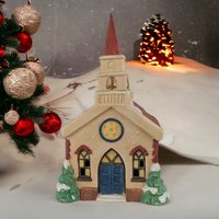 Vintage 1991 St. Mary's Porcelain Village Church - A Timeless Piece of Holiday Elegance!