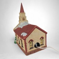 Vintage 1991 St. Mary's Porcelain Village Church - A Timeless Piece of Holiday Elegance!
