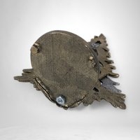 Vintage Metzke Pewter and Gold Christmas Tree Tealight Holder - Timeless Holiday Elegance!