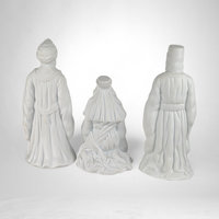 1995 House of Lloyd Three Kings Figurines, Christmas Around the World Collection, Porcelain Wise Men, Holiday Decor
