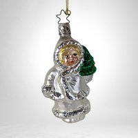 Vintage Inge Glas Child with Tree Ornament: Timeless Holiday Magic in Every Detail!