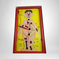 1965 Milton Bradley Operation Game with Smoking Doctor - Vintage Classic, Has Imperfections