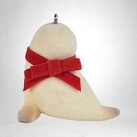 Vintage Charm: 1984 Hallmark Snowy Seal Christmas Ornament - Nostalgic Holiday Collectible