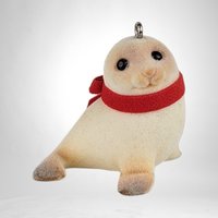 Vintage Charm: 1984 Hallmark Snowy Seal Christmas Ornament - Nostalgic Holiday Collectible