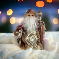 Vintage Santa Claus Tree Topper: Timeless Holiday Elegance