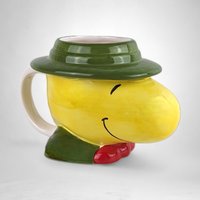 Vintage Woodstock Head Ceramic Mug (Small Chip on Bottom)