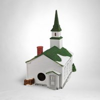 1986 Dept. 56 "Steeple Church" - Timeless New England Village Collectible