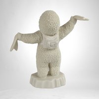 Cherished Moments: Vintage Dept. 56 Snowbabies 'I Love You This Much' Figurine - Timeless Expression of Love in Adorable Detail